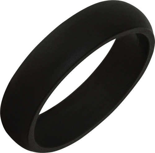 LADIES SPORT GYM RING 5MM SILICONE WEDDING BAND. SIZE 5 / J-K