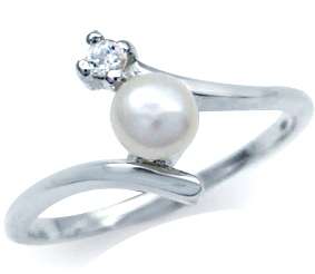 **R30 postage** ASHA CRAFT - Freshwater Pearl and Topaz 925 SOLID Sterling Silver Ring. Size 6 / M