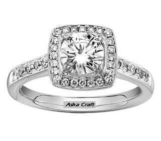 Enchanting 3.11ct Swarovski Crystal Engagement Ring. Size 8 / Q