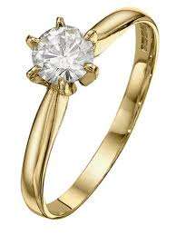 ACJ - Absolute Beauty! Brilliant 1.33ct Cr. Diamond Solitaire Ring. Size 8/Q