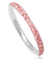 Exquisite Swarovski Ring in Genuine 925 Sterling Silver. Size 8/Q