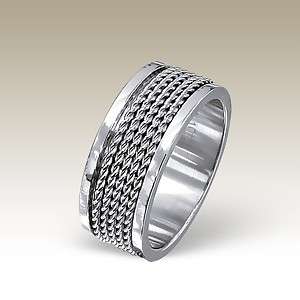 BRAND NEW Wire Mesh Design 316L SS Ring - Size 11.5 / X