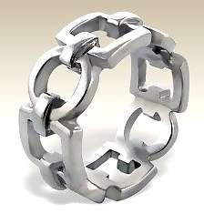 SOLID 316L Stainless Steel Mens Ring - Size 12 / Y