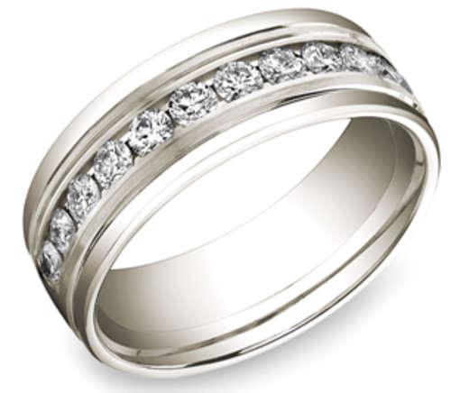 FULL ETERNITY Authentic 316L Stainless Steel Band Ring - Size 9 / S / 19mm