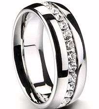 Authentic Solid 316L Stainless Steel Mens Ring - Size 10 / U