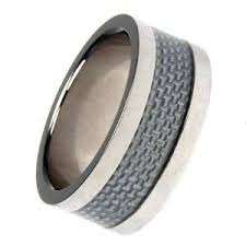BRAND NEW Wire Mesh Design 316L SS Ring - Size 11.5 / X