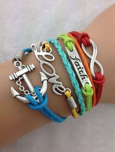 LEATHER INFINITY BRACELETS - 100+ designs to choose from