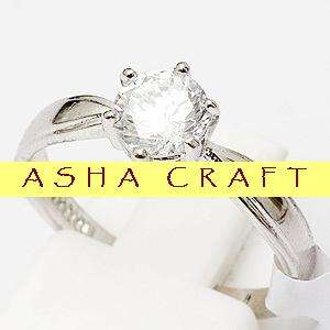 ** SIZE 6 / M ** 0.50ct Brilliant Lab Diamond Ladies Ring