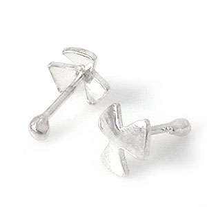 **CLEARANCE** Nose Pin - Brand New Solid Sterling Silver Stud