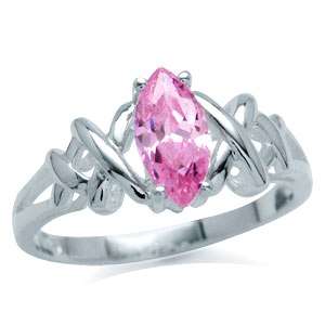** Size 10 / U ** Beautiful 1.50ct Sweet Pink Topaz Ring designed in 925 Solid Silver