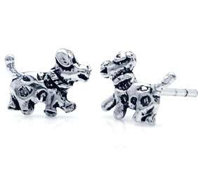 **BRAND NEW** Puppy Dog Solid Sterling Silver Stud Earrings .925