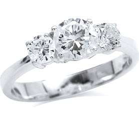 Size 7 / O - Brand New Stunning 0.96ct Diamond CZ Ladies .925 Solid Silver Ring