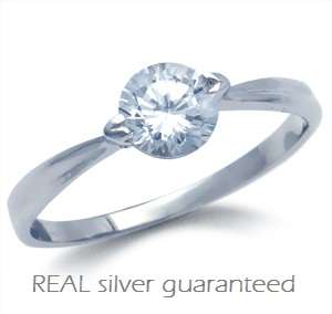 Brand New Ring With 0.65ct Diamond White CZ designed in 925 Sterling Silver - Size 7