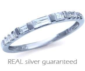 Brand New Engagment Ring with Diamond White czs Crafted in 925 Sterling Silver - Size 8