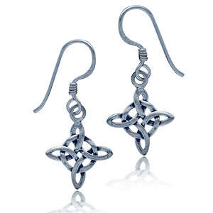 Brand New Celtic Dangling Earrings well made in 925 Sterling Silver