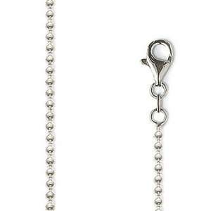 Brand New 925 Silver Ball Link Chain - 50cm  (6250)