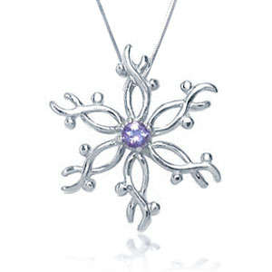 Brand New 0.10ct Genuine Tanzanite 925 Solid Sterling silver Pendant  (8204)