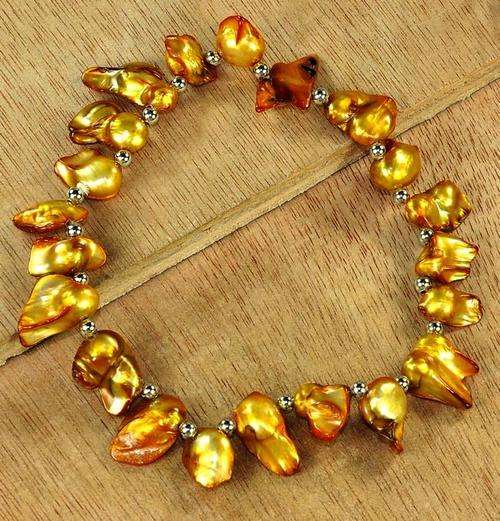 ASHA CRAFT - Exquisite Freshwater Pearl Bracelet 925 Sterling Silver Clasp