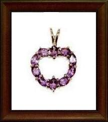 [R4323.75] ASHA CRAFT 4.60ct Genuine Amethyst 925 Sterling Silver Pendant