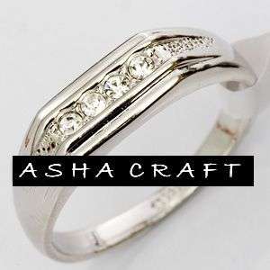 ***SIZE 10*** Flush setting 0.40ct Sim Diamond Ring