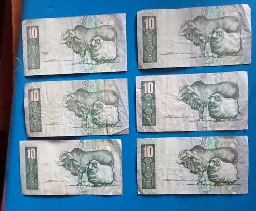 G de Kock R10 notes x6