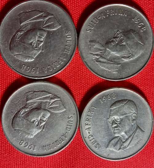 1968  50 cent x 4