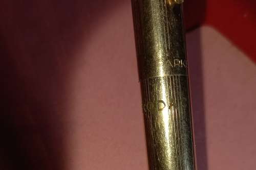 parker pencil  rolled gold