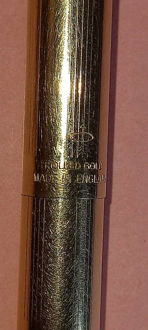 parker pencil  rolled gold
