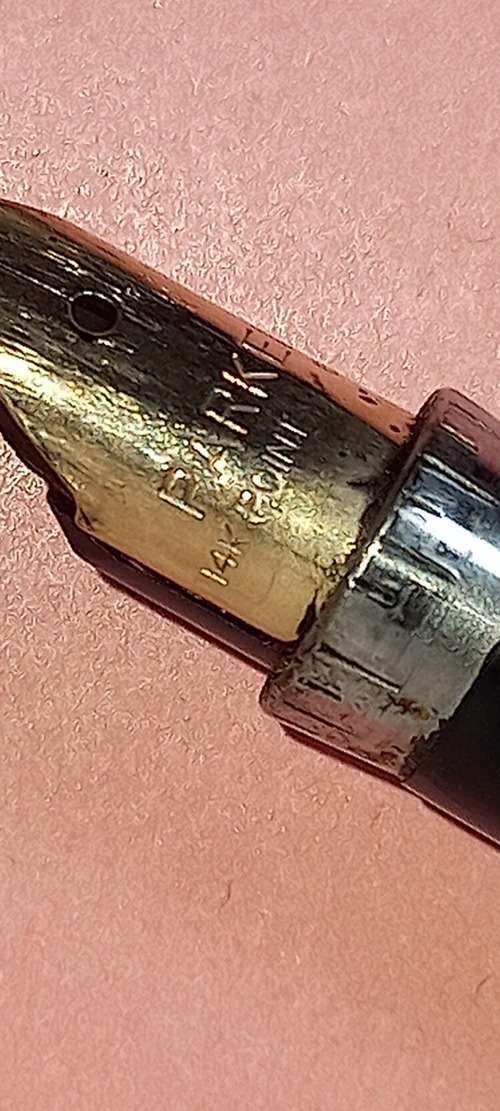 parker fountain pen sterling  14k nib
