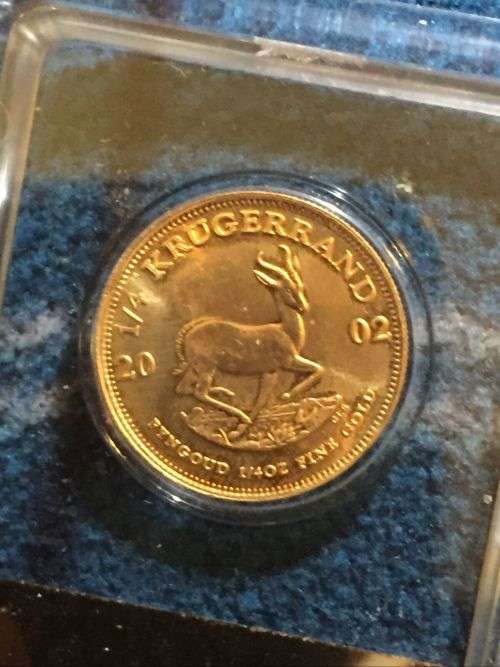 2002 Fine Gold 1/4 oz Krugerrand