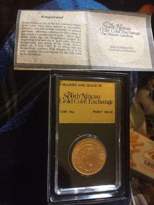 2002 Fine Gold 1/4 oz Krugerrand