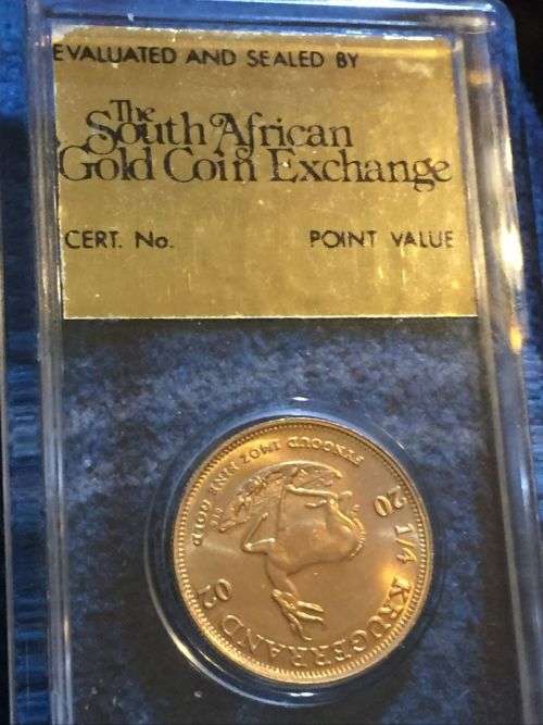 2002 Fine Gold 1/4 oz Krugerrand