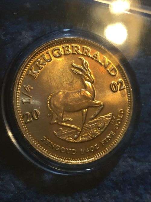 2002 Fine Gold 1/4 oz Krugerrand