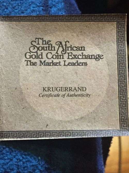 2002 Fine Gold 1/4 oz Krugerrand