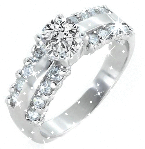 Stunning ** Engagement Ring - Size 8