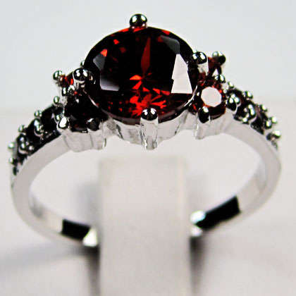 Awesome Ruby Dress Ring - Size 8
