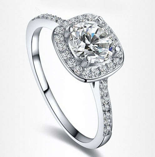 So Charming - - Shining CZ Engagement Ring - Size 9