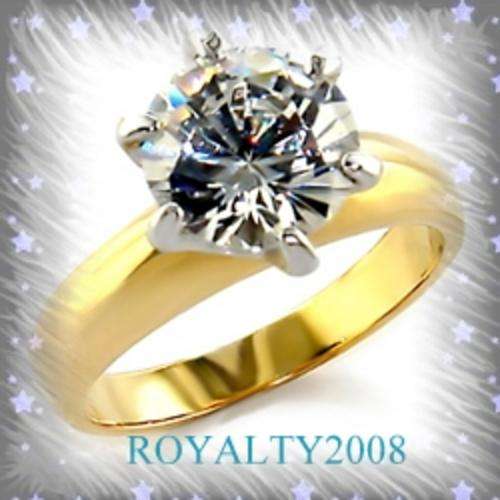 EXQUISITE**Magnificent 3.50 ct sparkling solitaire engagement ring Size 8