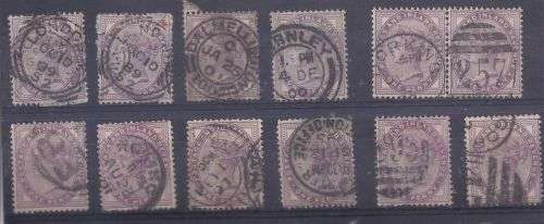 QUEEN VIC 1881 USED.