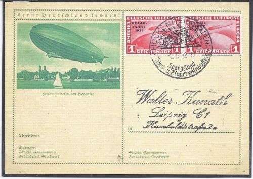 ZEPPELIN POLAR FAHRT 1931.