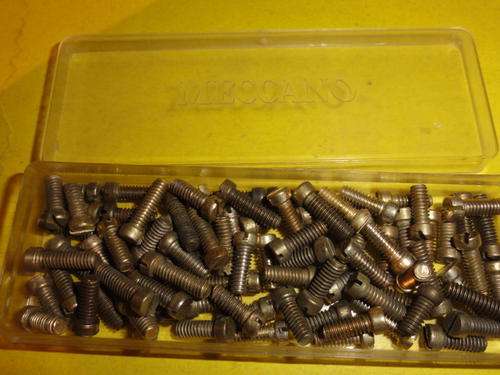 MECCANO- LONG BOLTS 1/2" & 3/8"  ORIGONAL.