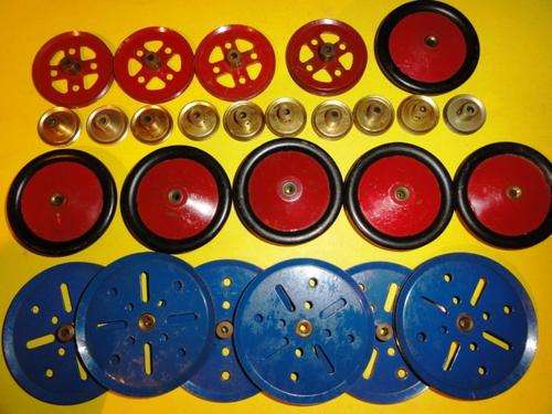 MECCANO WHEELS VARIOUS -ORIGONAL.