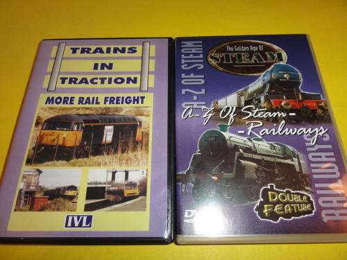 TRAINS-2 X DVD'S-THE GOLDEN AGE OF STEAM, PLUS