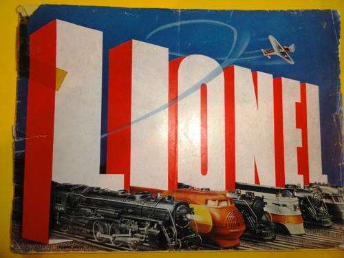 LIONEL TRAIN CATALOGUE - COVER TATTY
