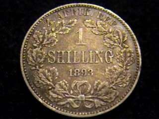 ZAR 1893 1 SHILLING