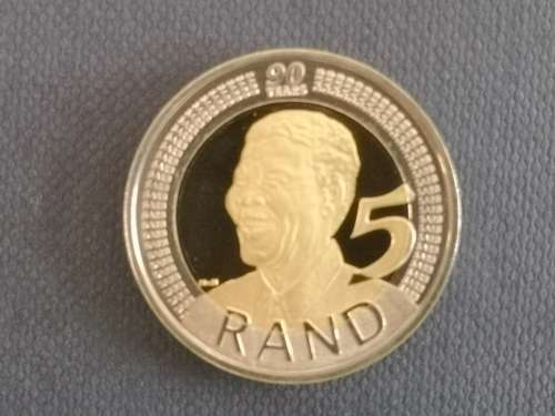 ***Proof Mandela Birthday 2008 R5 + Box***