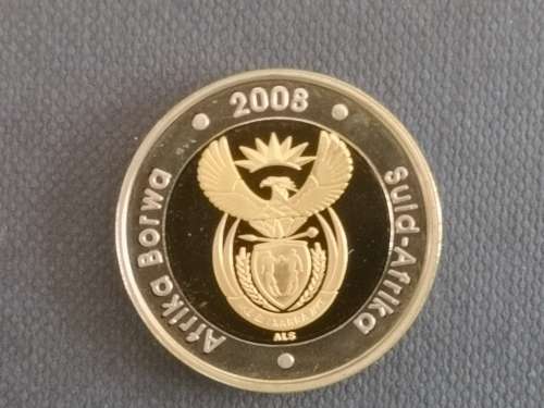 ***Proof Mandela Birthday 2008 R5 + Box***