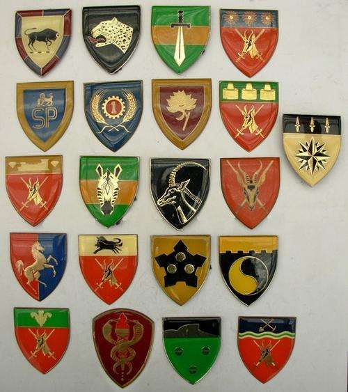 LOT 21 DIFFERENT SADF ARM FLASHES - Incl. 1 x RECCE