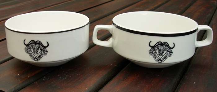 SCARCE SADF SPECIAL FORCES 32 BATTALION MESS BOWLS x TWO