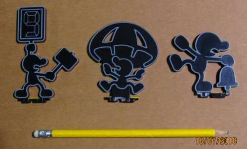 Nintendo game and watch figurines